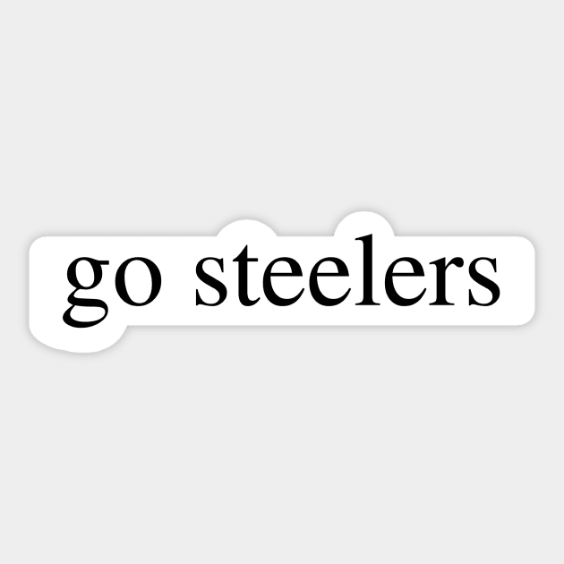 go steelers Sticker by delborg